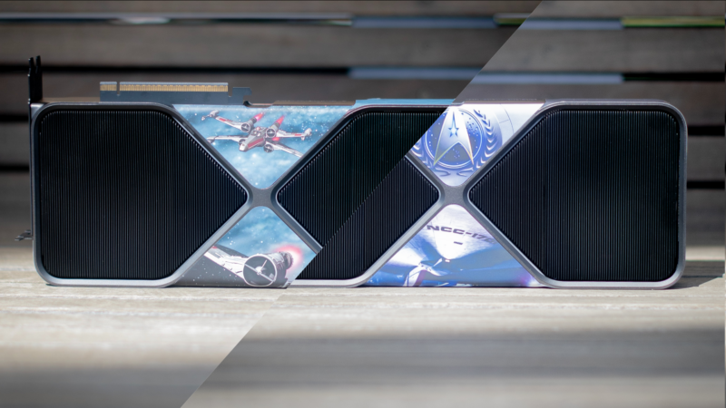 How to win Star Wars or Star Trek themed RTX 5090? (Image via NVIDIA | X | Deltia's Gaming)