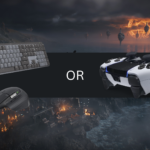 Should you play Doom: The Dark Ages on controller or keyboard and mouse on PC (Image via Sony | Logitech | Bethesda | Deltia's Gaming)