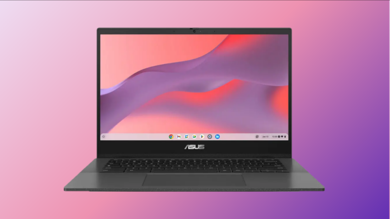 Grab the ASUS Chromebook at $160 off (Image via ASUS | Best Buy | Deltia's Gaming)