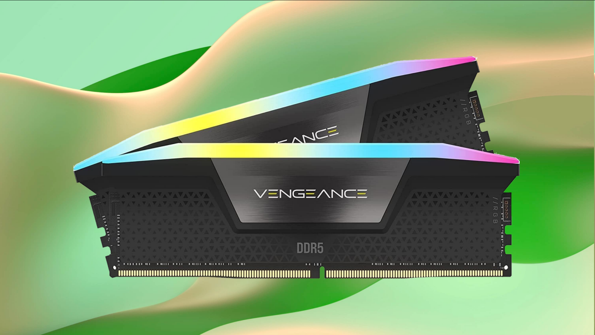 CORSAIR VENGEANCE RGB DDR5 RAM 32GB (2 x 16GB) (Image via CORSAIR | Deltia's Gaming)