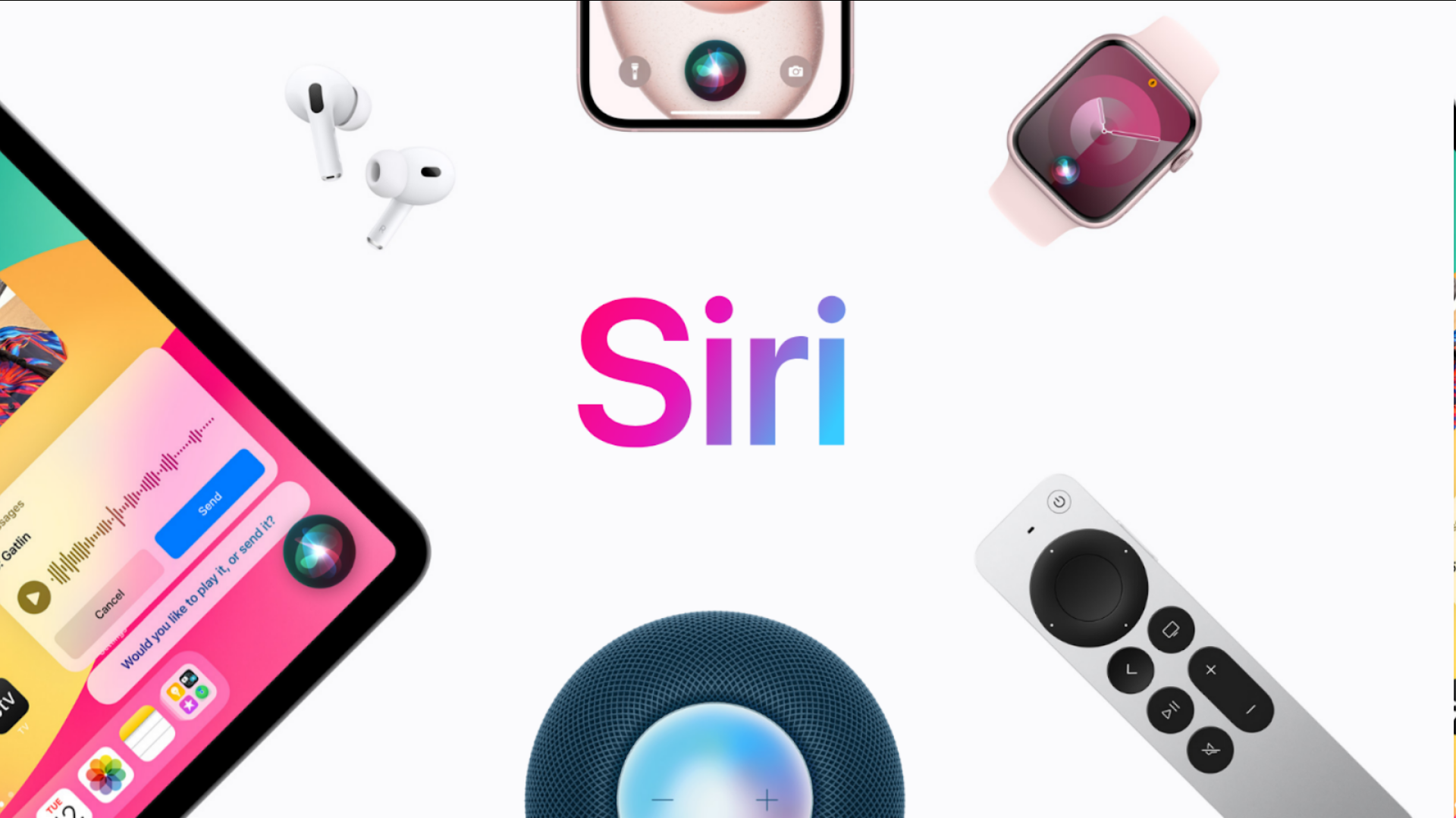 Apple’s Mobile Assistant Siri is effectively going through a complete overhaul (Image via Apple)