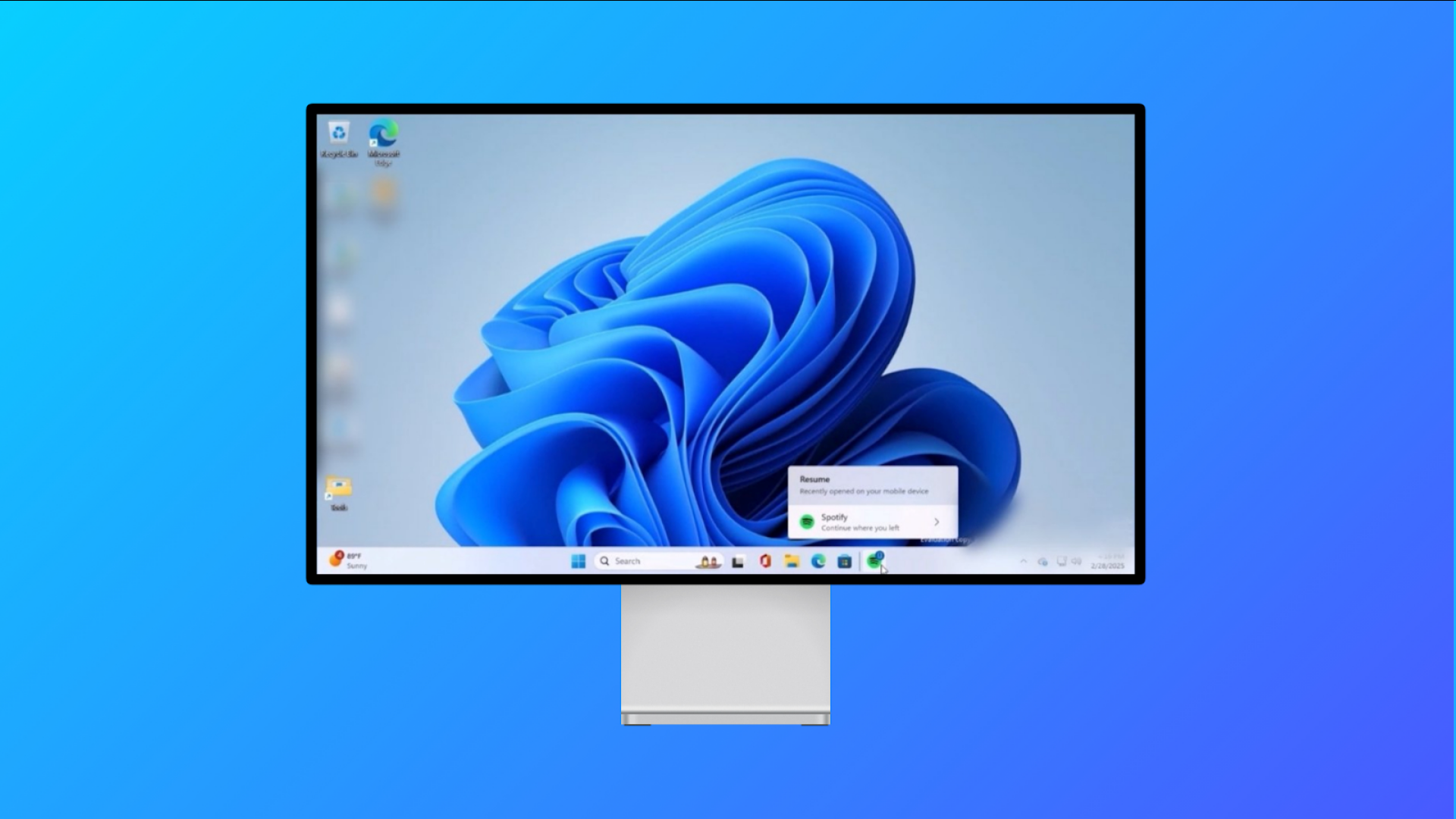 Handoff-like feature shown off during Microsoft Build event 2025 (Image via phantomofearth on X | Deltia's Gaming)