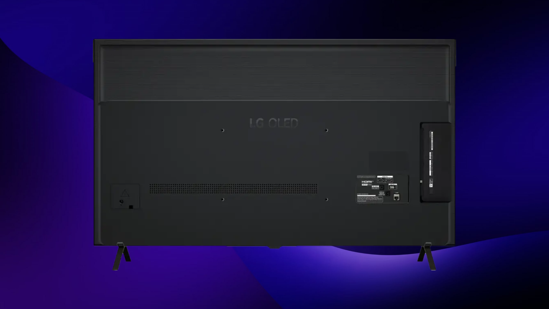 Connectivity options on this LG OLED TV (Image via LG | Deltia's Gaming)