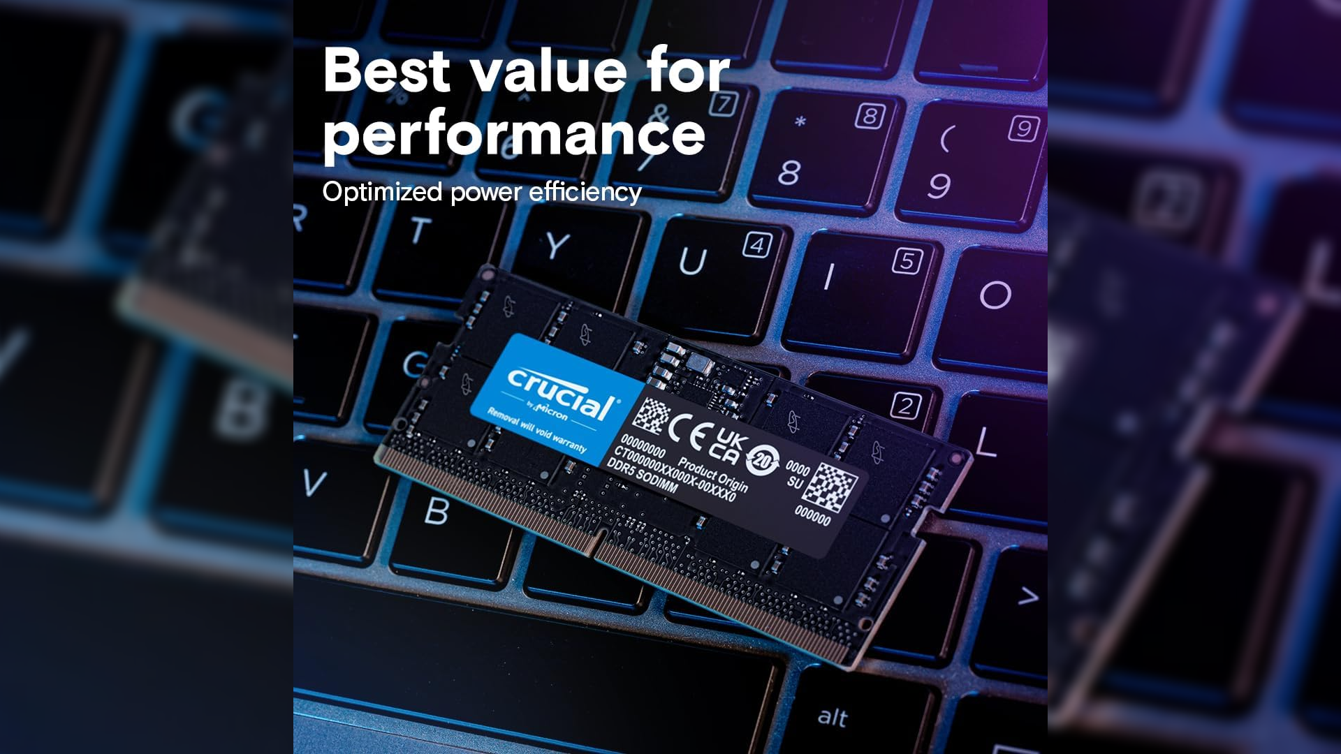 Power consumption is very efficient in this RAM kit (Image via Crucial | Amazon | Deltia's Gaming)