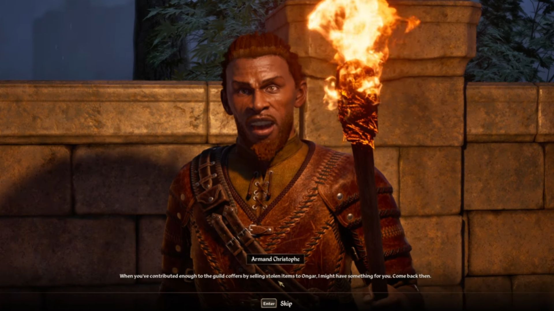 Contribute to the guild (Source: Bethesda Softworks, Gamerack/YouTube)
