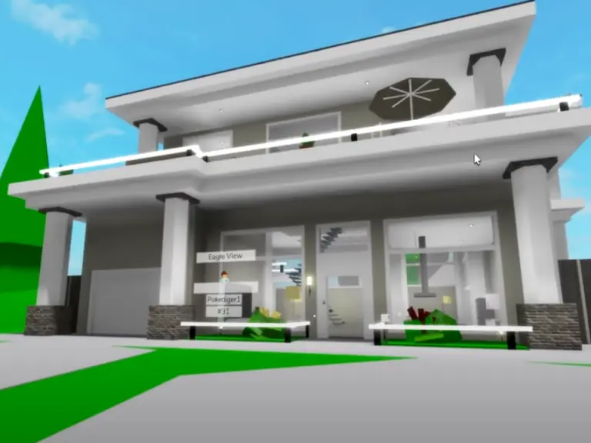 Modern House in Brookhaven RP (Image via Wolfpaq Games | Roblox)