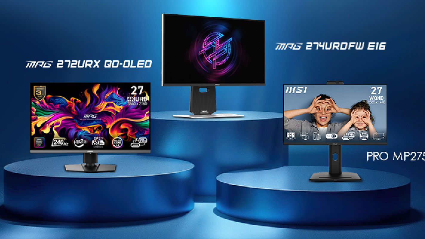 Picture of MSI monitors launched at Computex 2025