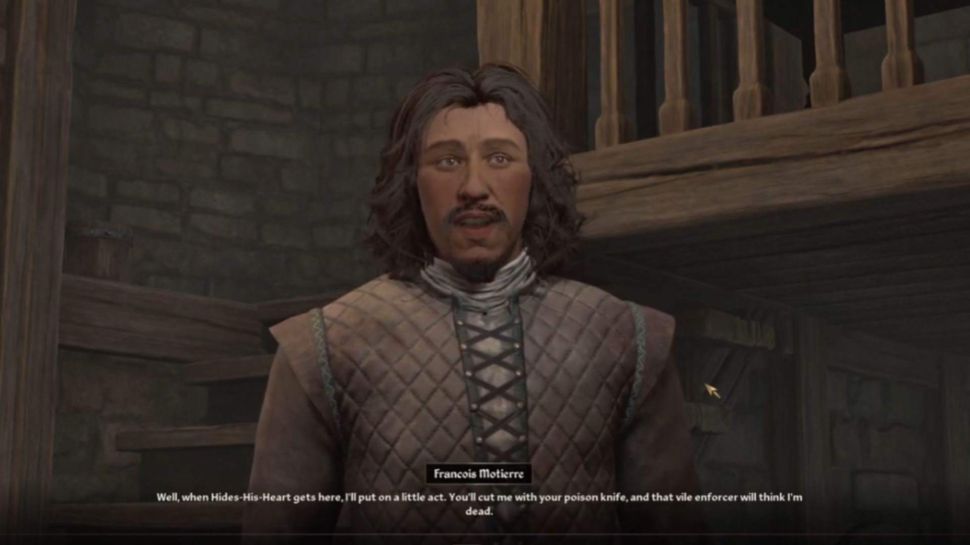 Help Motierre stage his death (Source: Bethesda Softworks, Game Guides Channel/YouTube)