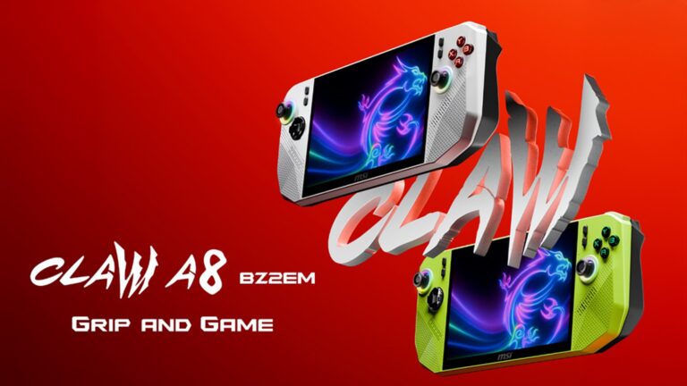 Picture of the new MSI Claw A8 BZ2EM