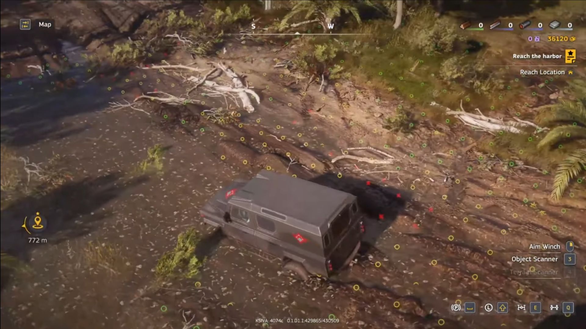 Avoid the red dots (Source: Focus Entertainment, 1UPTips/YouTube)