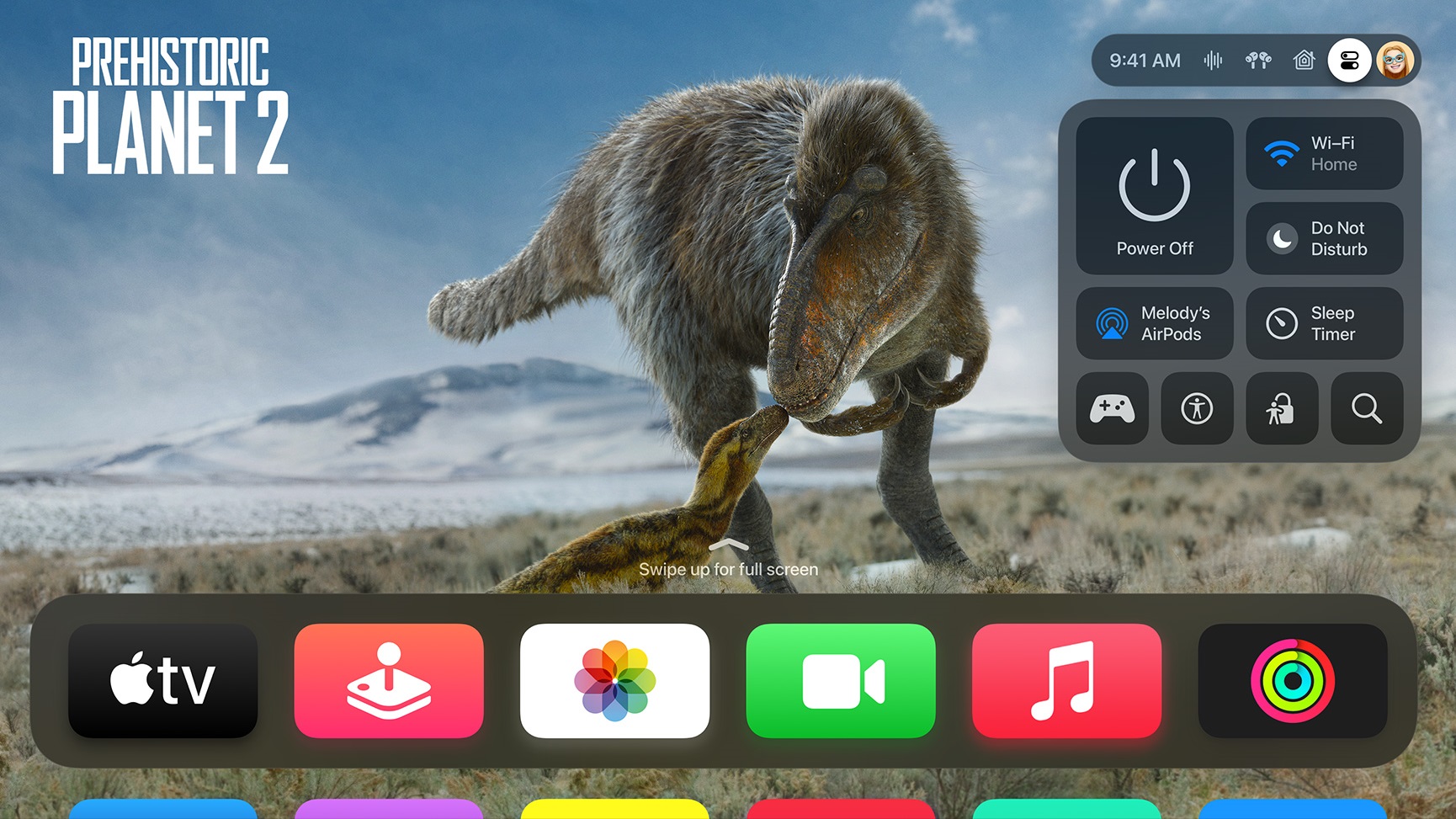 Picture of tvOS user interface