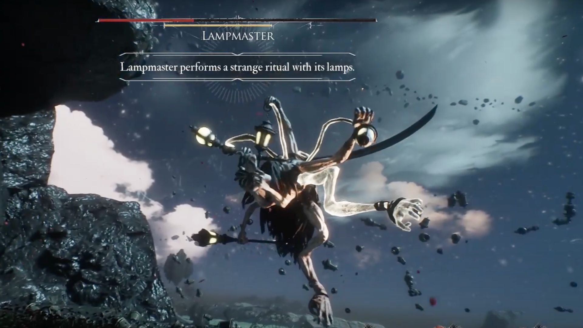 Lampmaster is the main boss you have to deal with in Stone Wave Cliffs.