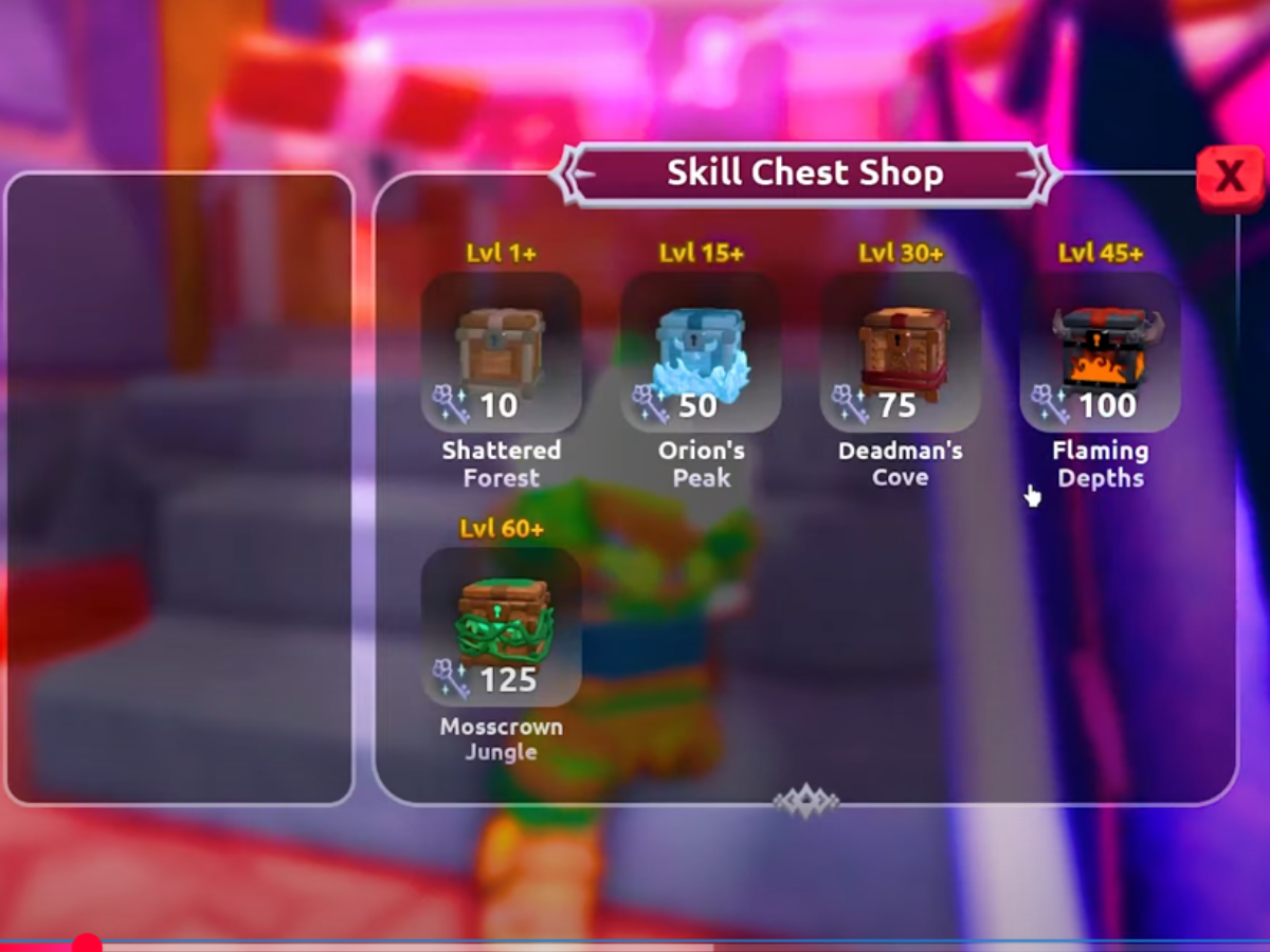 You can roll skill crates from Buy Skills area (Image via YouTube/@dannodontsurf)