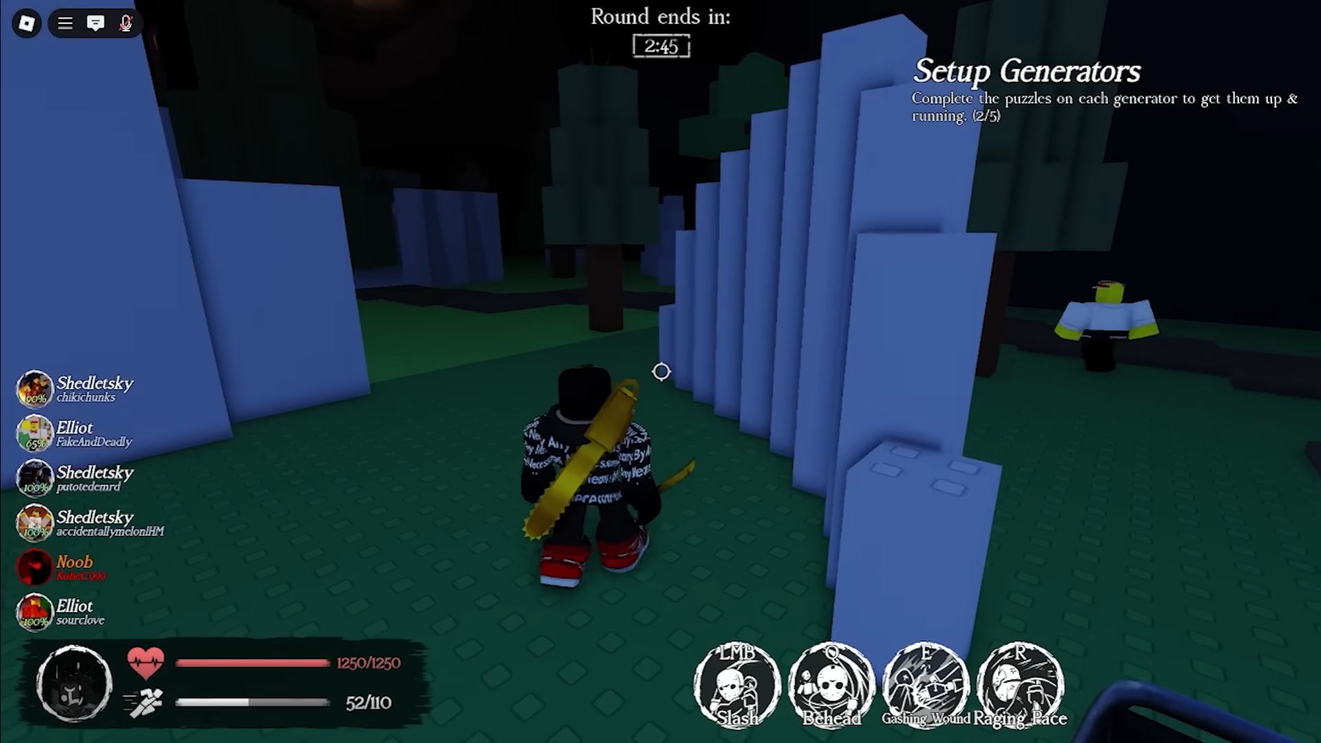 Sneaking with Jason (Image via Roblox)