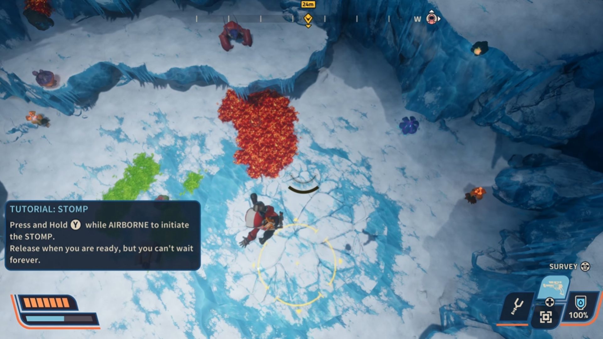 Unlock the stomping ability (Source: Racoon Logic Studios, Zoddronite/YouTube)