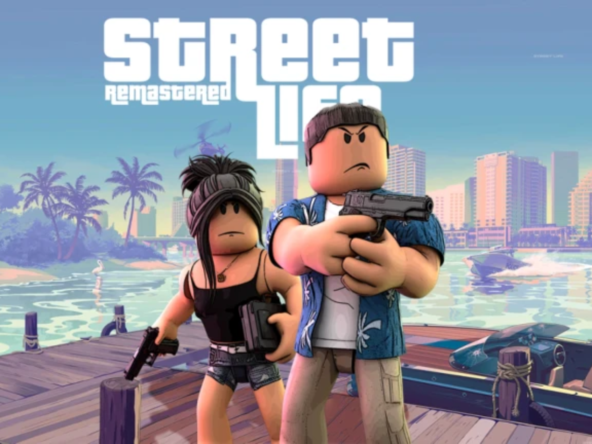 Street Life Remastered is an open-world roleplaying game on Roblox (Image via flipsy's games | Roblox)