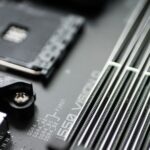 Picture of Motherboard with AM4 socket