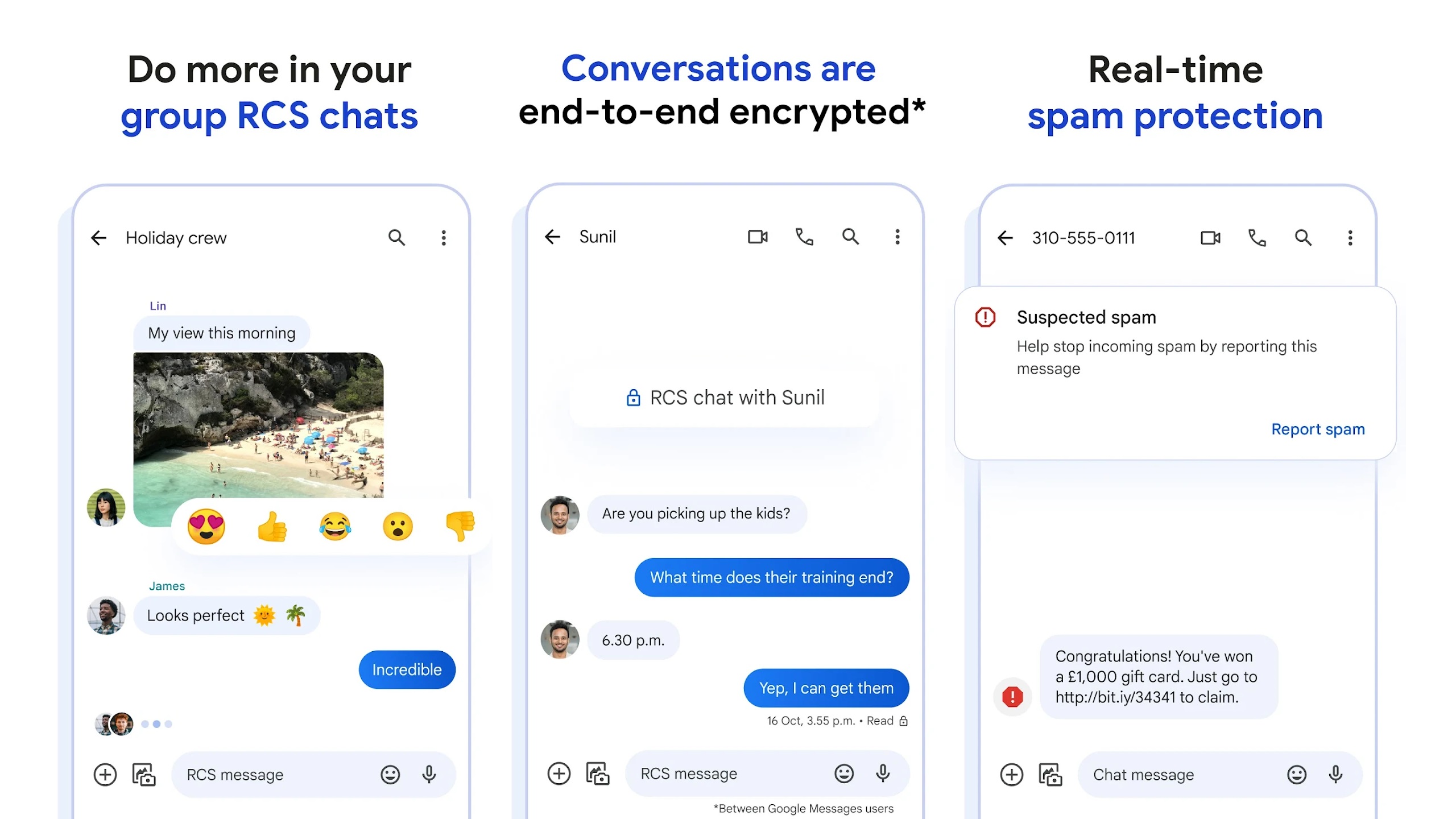 Google Messages app features