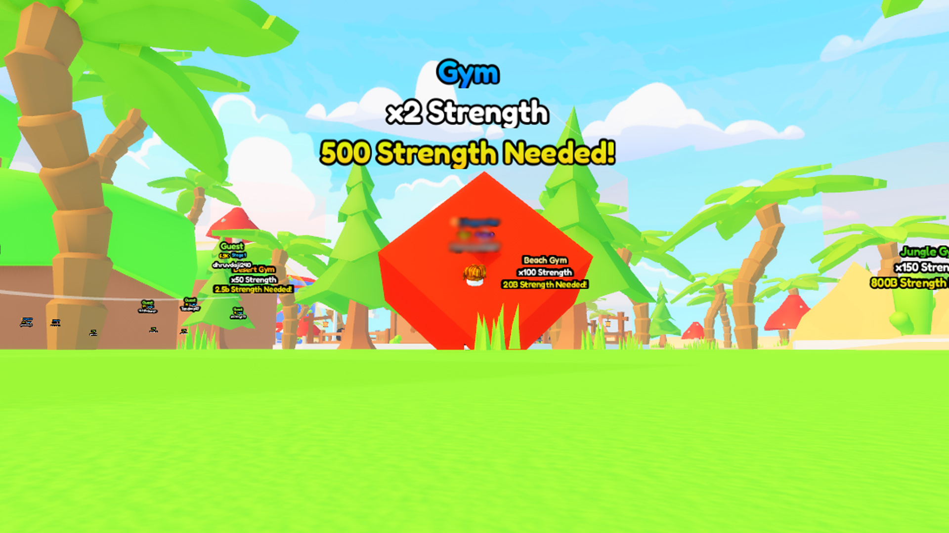 Gym area (Image via Roblox Corporation)