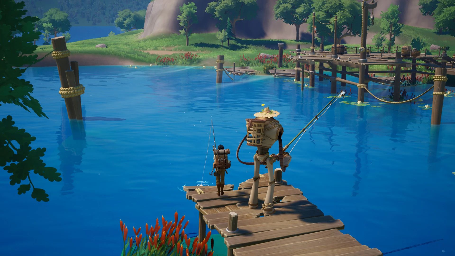 Catch the Eyeless Minnow in Palia (Image via Singularity 6 Corporation)