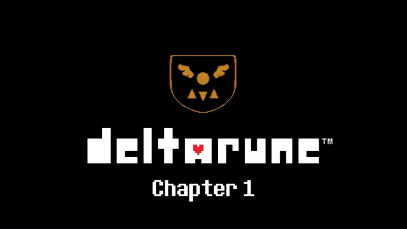 You face Clover in chapter 1 of Deltarune (Image via Toby Fox)
