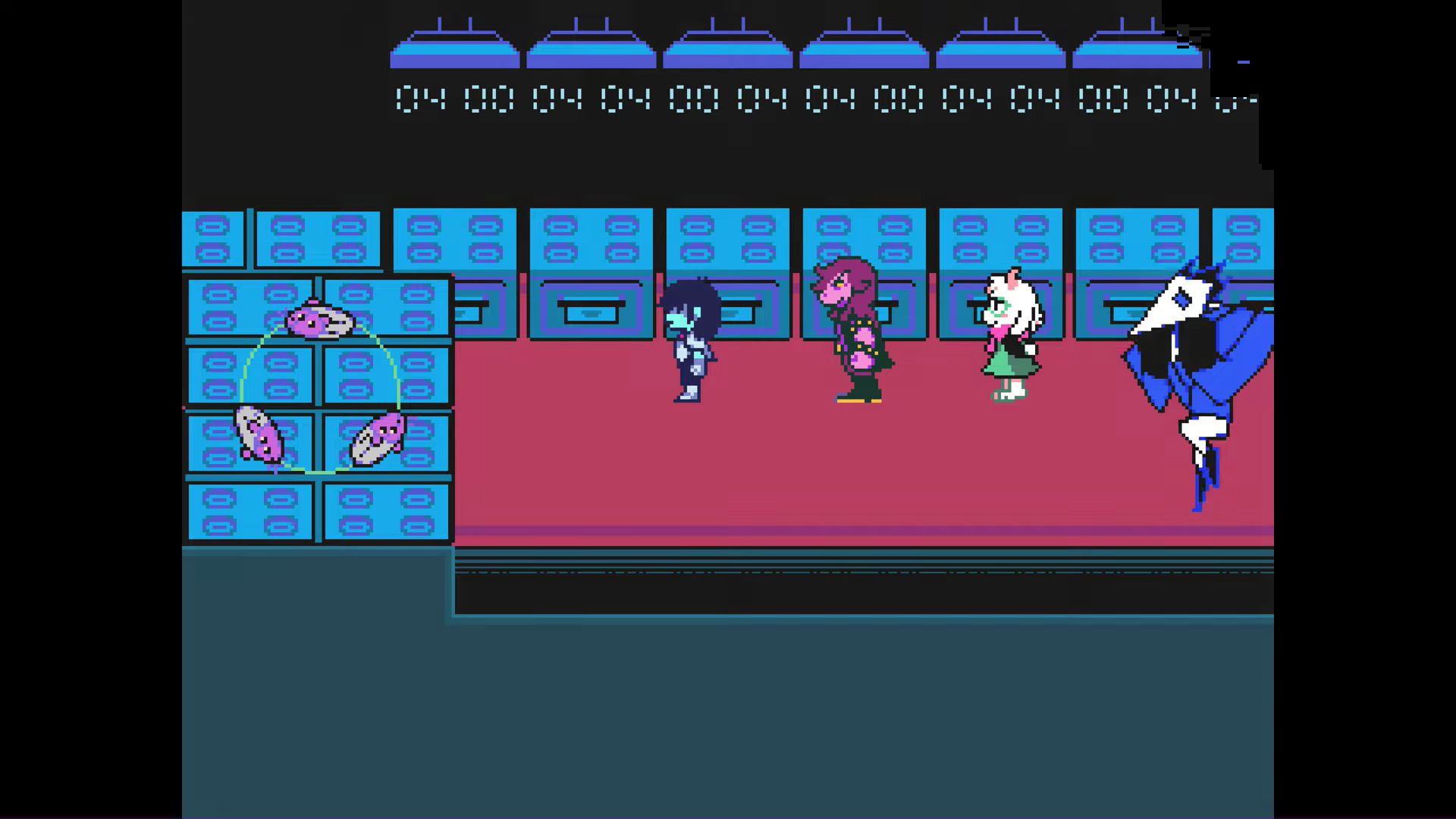 The kitchen of Queen's Mansion (Image via Toby Fox and @LevasGaming/YouTube)
