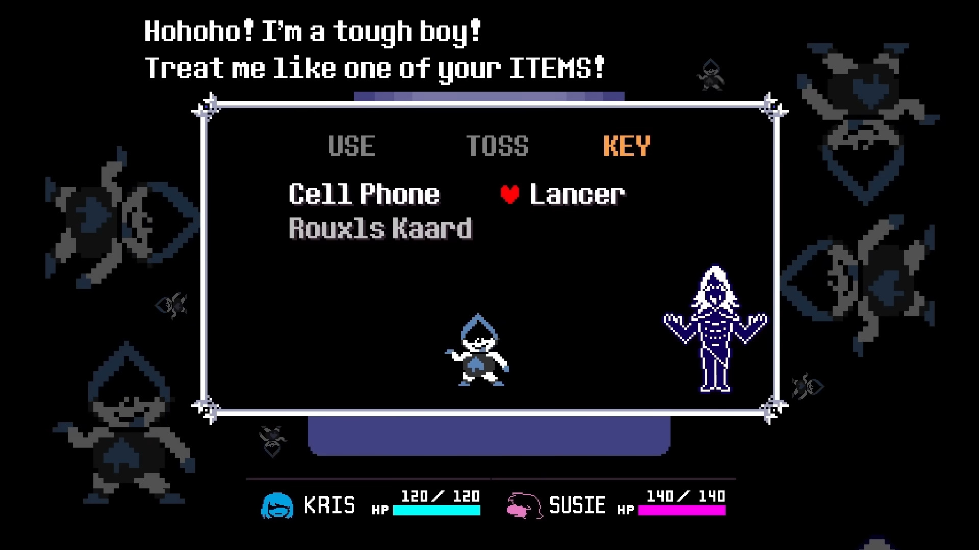You encounter Rouxls Kaard many times (Image via Toby Fox)