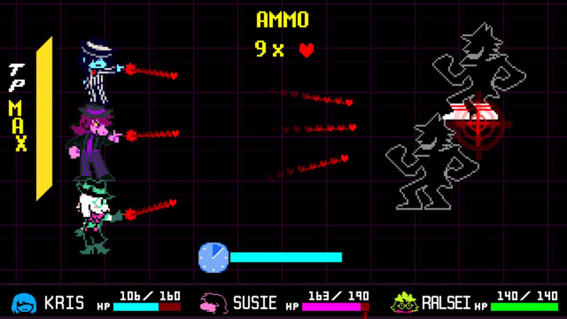 You will need to figure out the right interactions to recruit in Deltarune (Image via Toby Fox)