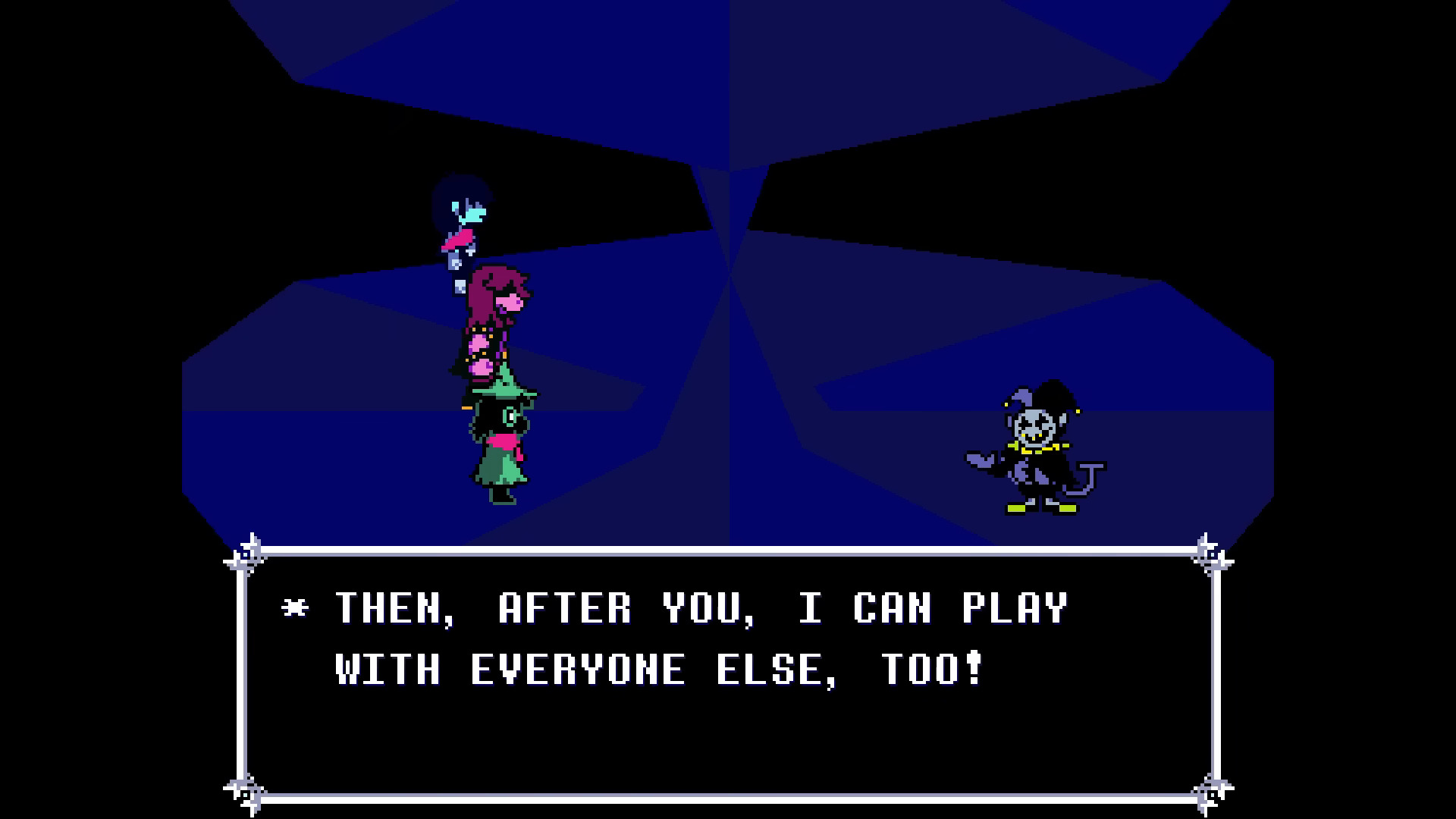 Jevil (Image via Toby Fox and @hugo__/YouTube)