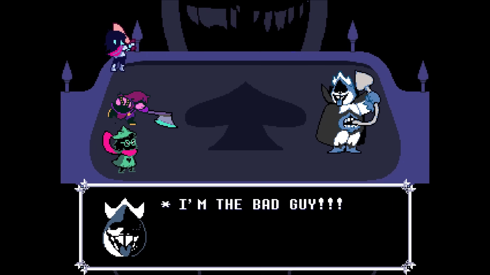 The King of the castle (Image via Toby Fox and @hugo__/YouTube)