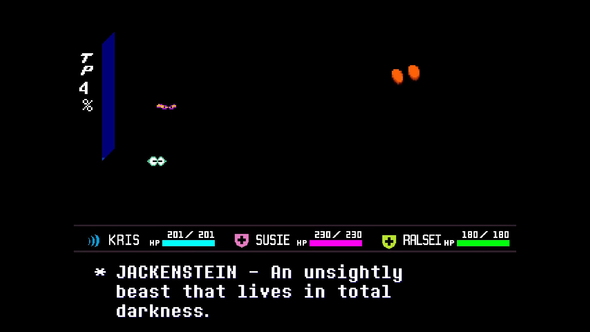 Jackenstein (Image via Toby Fox and @xsl/YouTube)
