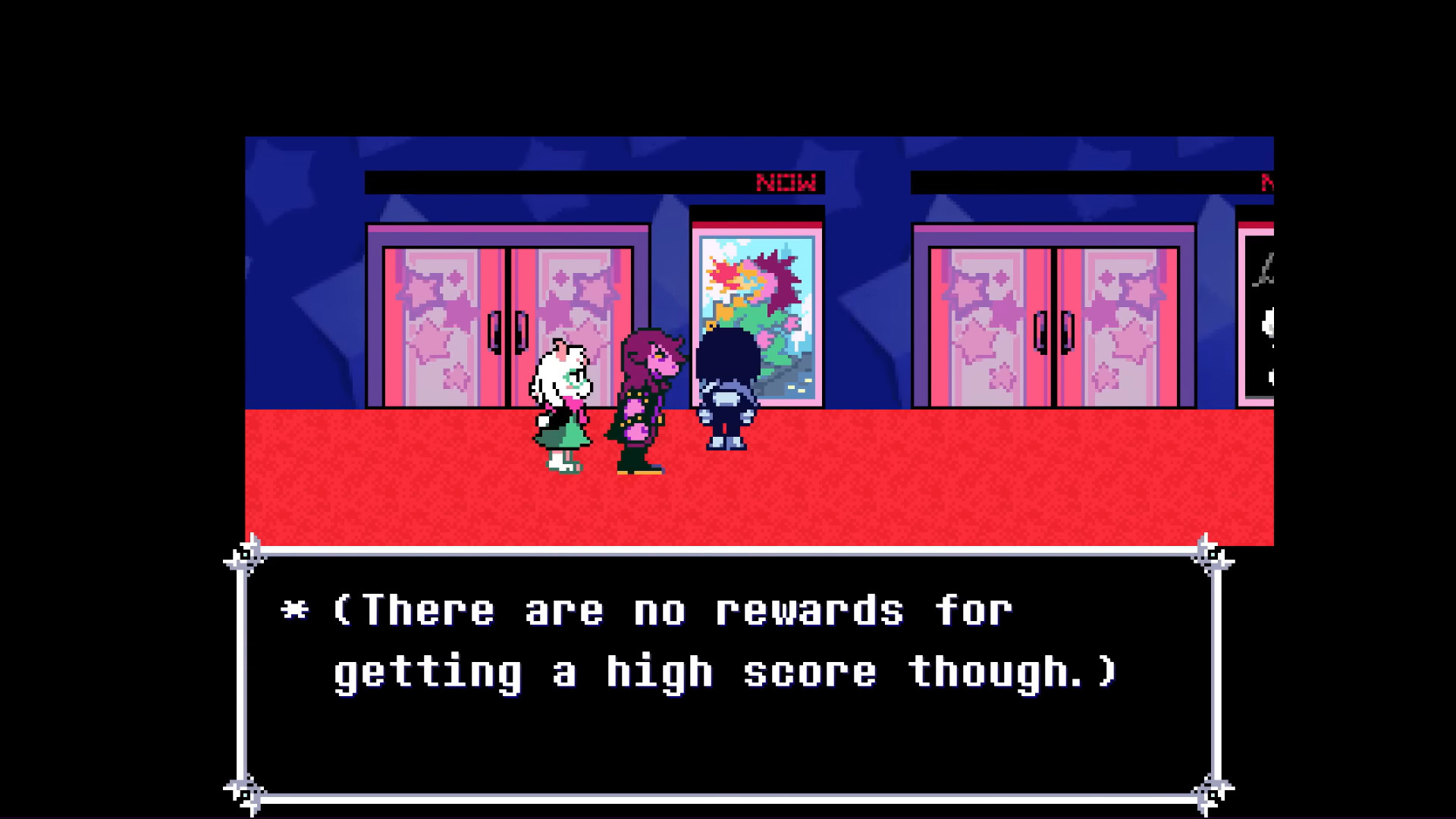 This mini-game exists only for the trophy (Image via Toby Fox and @BornLosersGaming/YouTube)