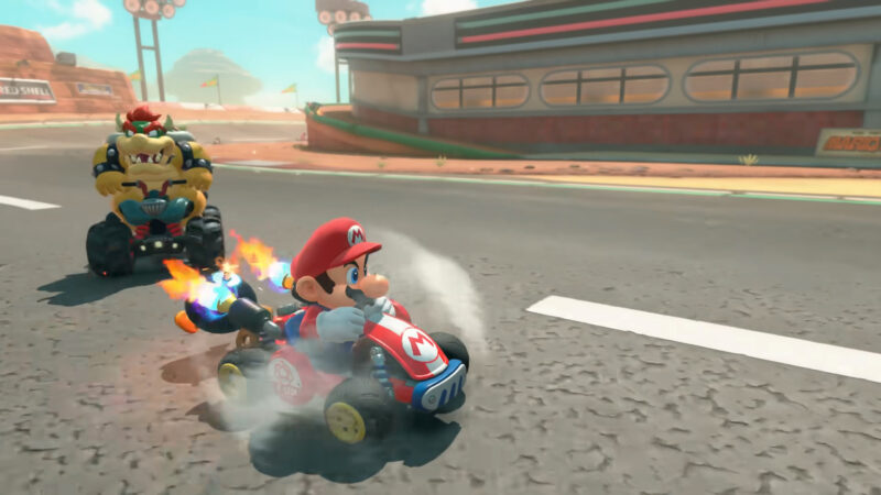 Race with your friends in Mario Kart World (Image via Nintendo)