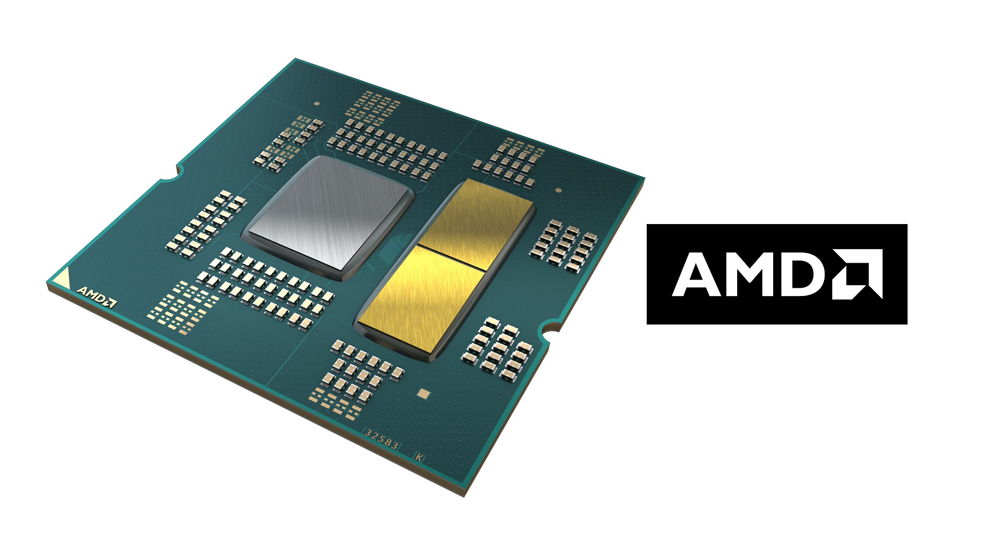 Picture of a delided AMD CPU