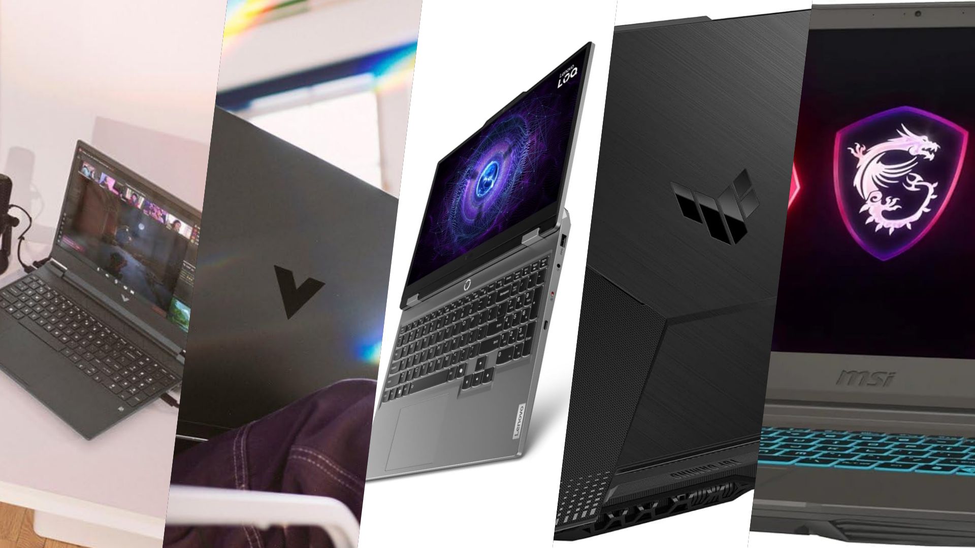 There are many amazing budget gaming laptops to choose from (Image via MSI, ASUS, Lenovo, HP)