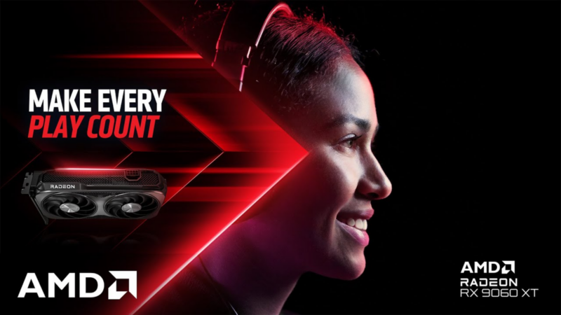 AMD released RX 9060 XT as a 1440p gaming GPU (Image via AMD)