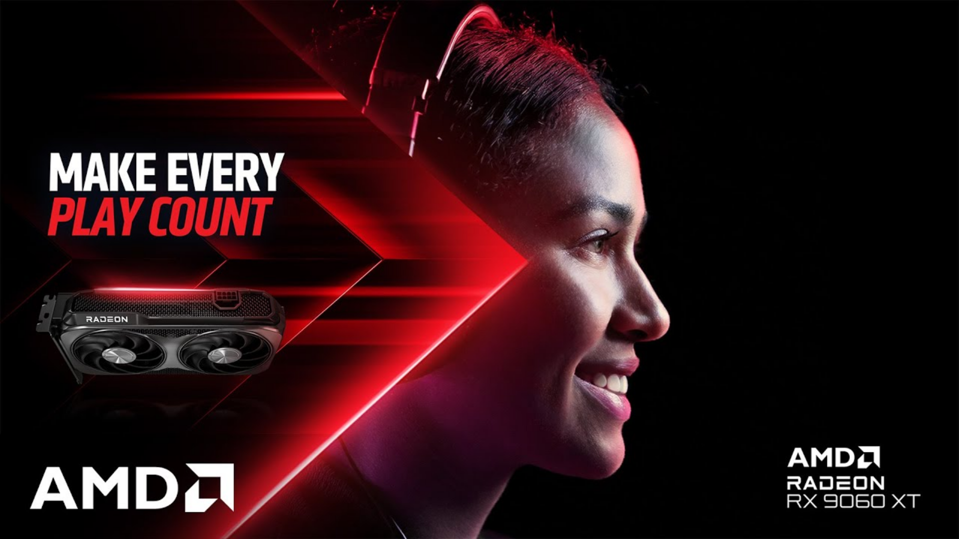 AMD released RX 9060 XT as a 1440p gaming GPU (Image via AMD)