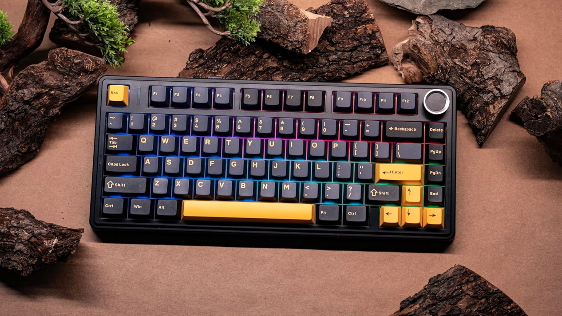 An image of Aula F75 wireless mechanical keyboard