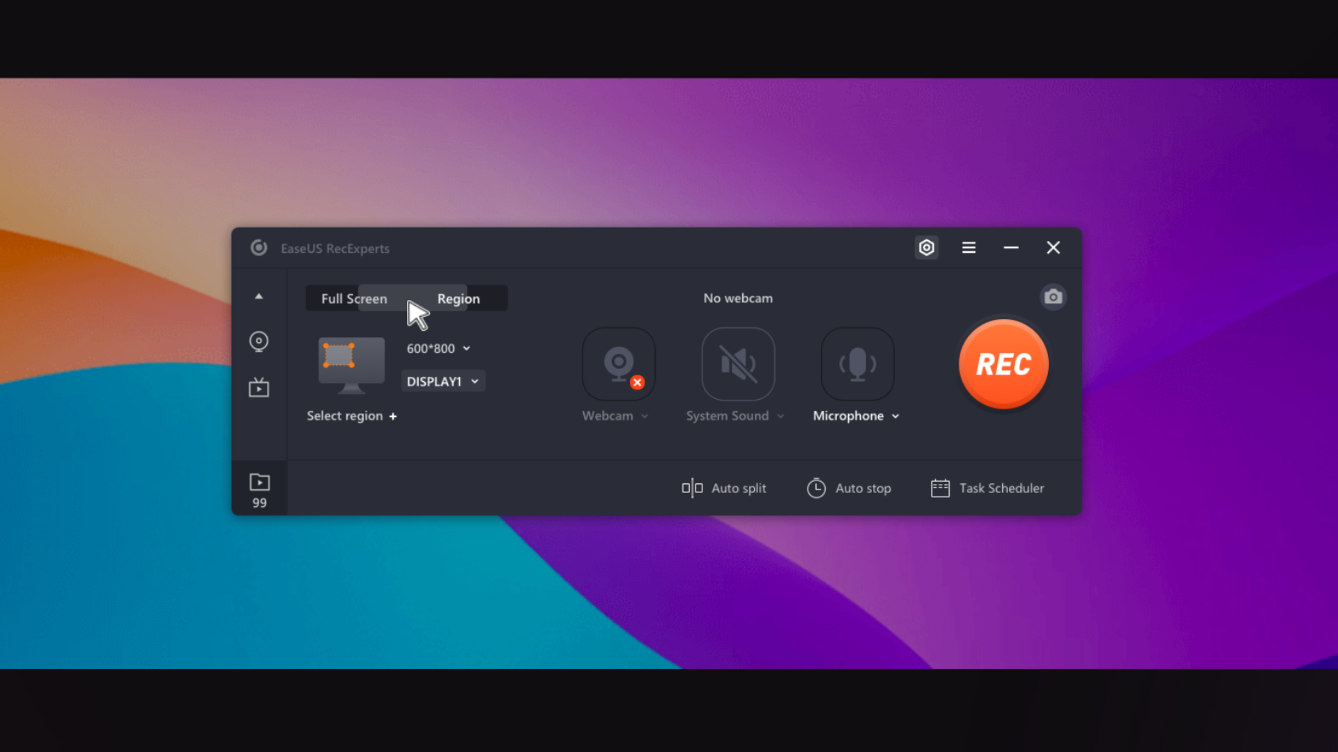 Remember to fine tune your screen recording settings for the best results (Image via EaseUS)