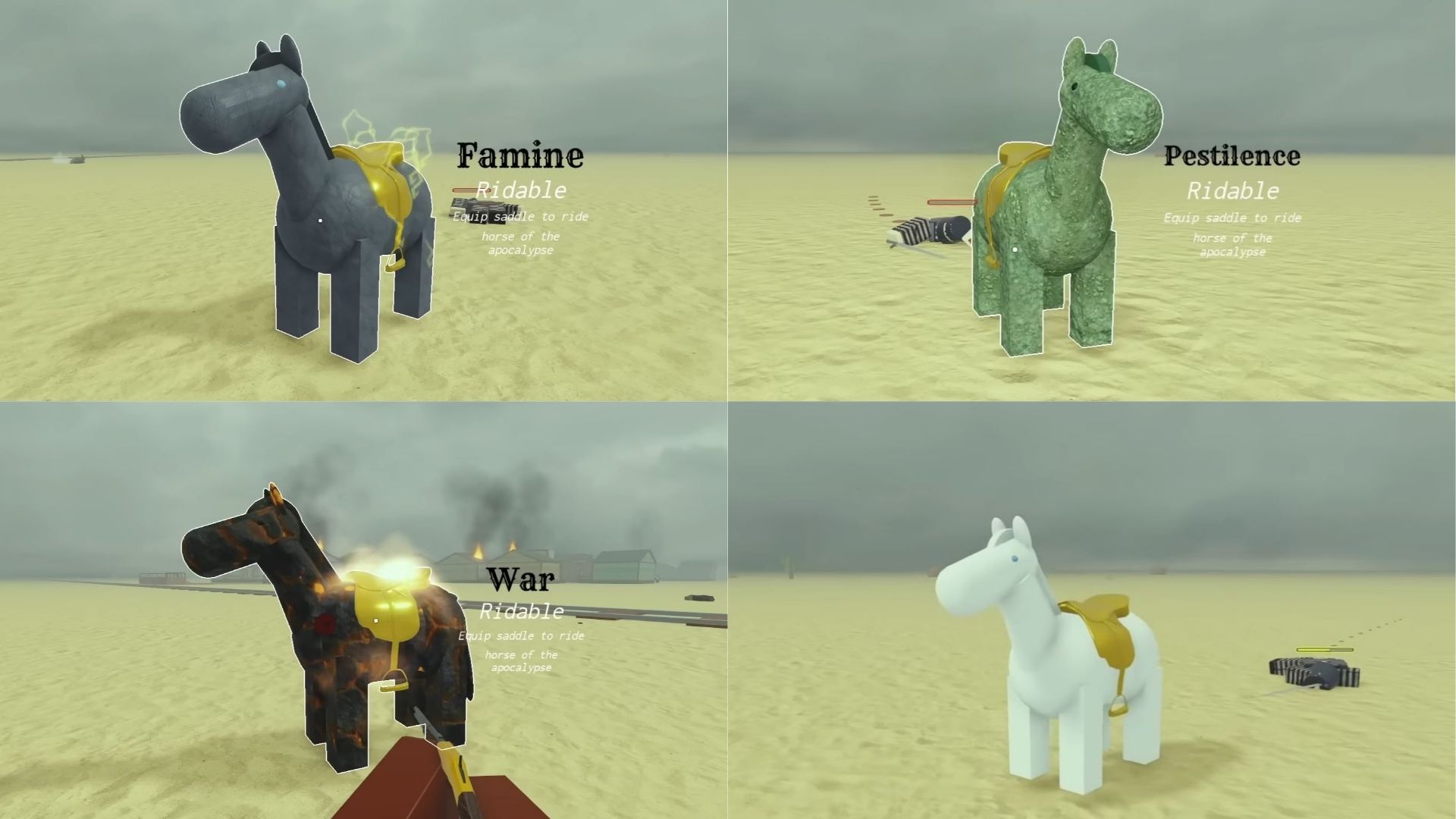 4 Horses of the Apocalypse
