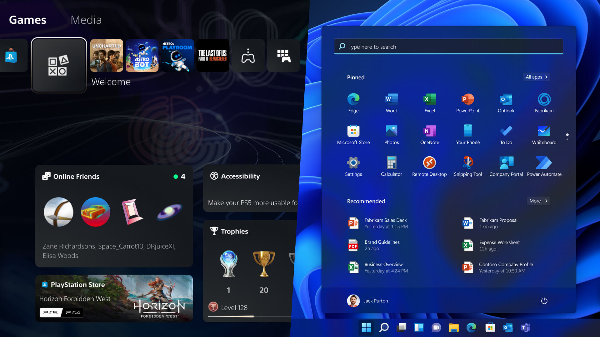 Console vs PC software experience is very different (Image via Microsoft | Sony)