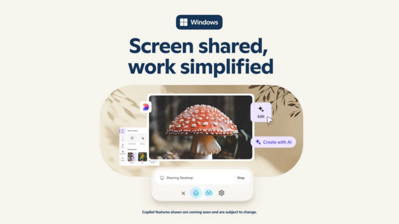 Copilot Vision is now available for U.S. Windows users (Image via Microsoft)