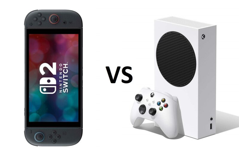 Picture of Nintendo Switch 2 vs Xbox Series S