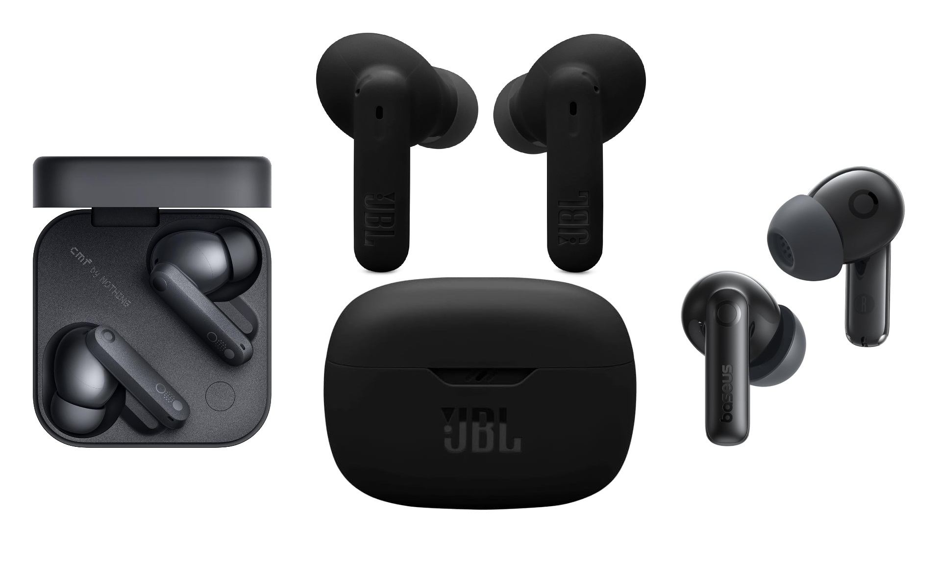 Picture of wireless Bluetooth earphones