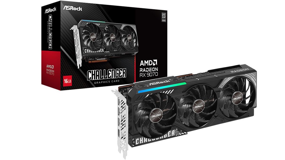Picture of ASRock AMD Radeon RX 9070 Challenger