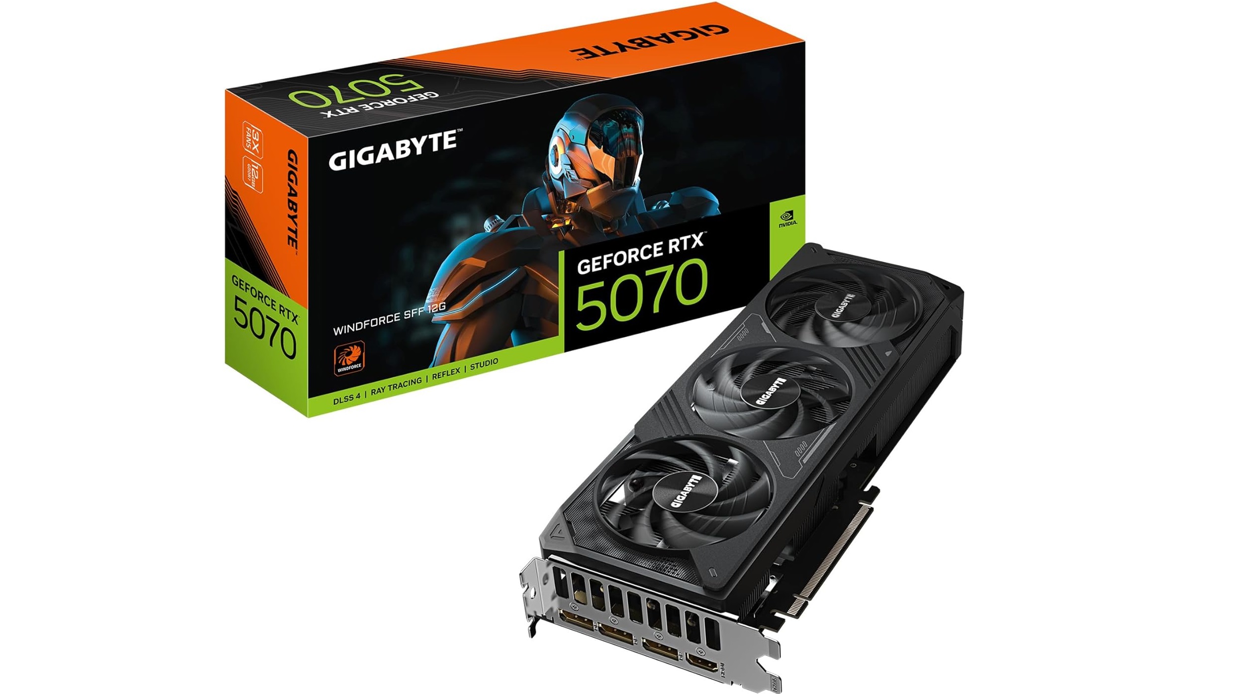 Picture of GIGABYTE GeForce RTX 5070 WINDFORCE SFF 12GB Graphics Card