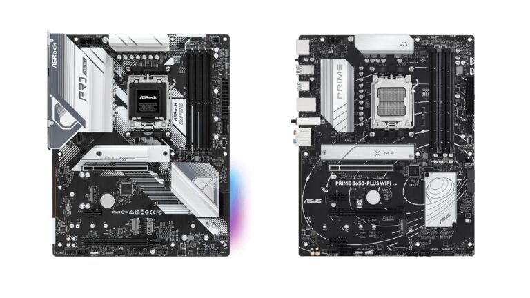 Picture of AMD's B650 motherboards