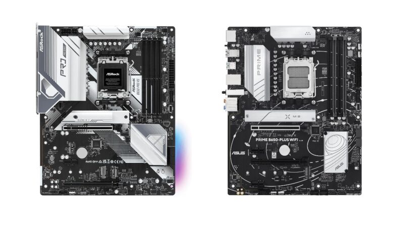 Picture of AMD's B650 motherboards