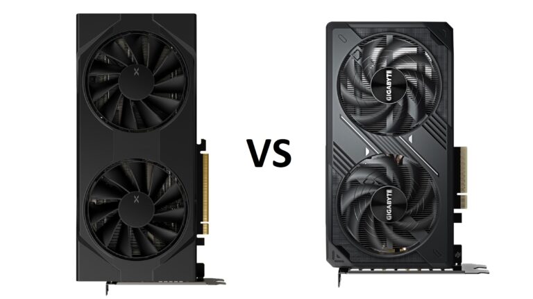 Picture of XFX Radeon RX 9060 XT vs Gigabyte RTX 5060