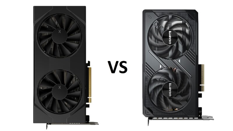 Picture of XFX Radeon RX 9060 XT vs Gigabyte RTX 5060